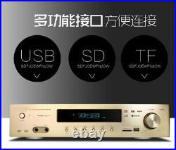 Karaoke mixing amplifier, 5.1 DTS Surround 4K HD decoder Amplifier Bluetooth