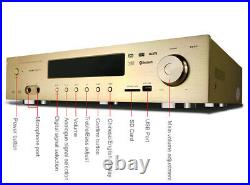 Karaoke mixing amplifier, 5.1 DTS Surround 4K HD decoder Amplifier Bluetooth