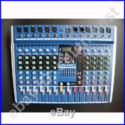 MICWL 10Ch Bluetooth Live Studio Audio Mixer Mixing Console DSP Built-in Effects