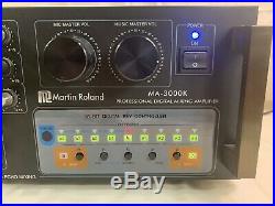 Martin Roland MA-3000K Professional Digital Mixing Amplifier 550Watts Sold As Is