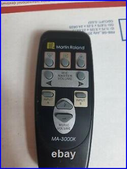 Martin Roland MA-3000k Remote For Karaoke Digital Mixing Amplifier