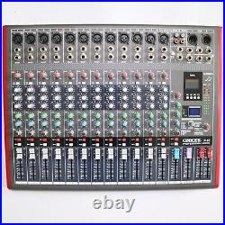 MiCWL 12 Channel Audio Mixer Music Recording Mixing Console 99 DSP Professional
