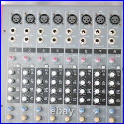 MiCWL 8 Channel Double Group Audio Mixer Music Recording Mixing Console