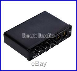 Mini Audio Mixer Stereo Preamp with Microphone Input for Home KARAOKE System