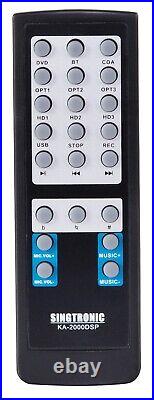 Mixing Amplifier Karaoke 2500W Built HDMI-Arc, Optical, Bluetooth, USB Recording