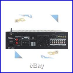 NEW Pyle 2000-Watt Bluetooth Stereo Audio/Video Mixer Karaoke Amplifier withUSB/SD
