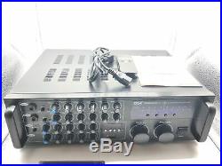 NEW Pyle PMXAKB2000 2000 Watts (1000W + 1000W at 4 Ohms) DJ Karaoke Mixer
