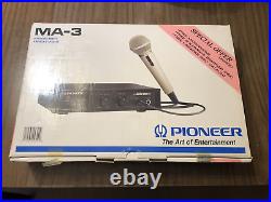 NEW Vintage PIONEER MA-3 Karaoke Mixer Digital Echo Microphone 1994 NIB NOS Rare