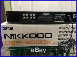NIKKIDO DEP-2000K Karaoke Digital Processor (Japan) IN BOX! ECHO PROCESSOR
