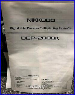 NIKKIDO DEP-2000K Karaoke Digital Processor (Japan) IN BOX! ECHO PROCESSOR