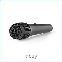Nedis Karaoke Mixer Set with 2 Microphones Included Black MIXK050BK