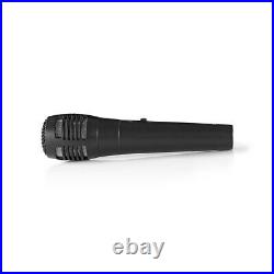 Nedis Karaoke Mixer Set with 2 Microphones Included Black MIXK050BK
