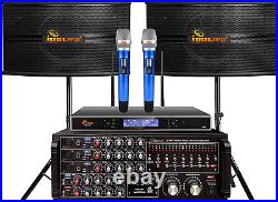 New Home Complete Karaoke System- IDOLPRO 1300W Mixing Amplifier with Dual Wirel