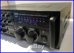 New Pyle PMXAKB2000 2000 Watt Bluetooth Stereo Mixer Karaoke Amplifier
