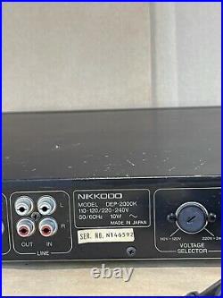 Nikkodo DEP-2000K Digital Echo Processor with Digital Key Controller Black