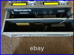 Numark Kmx01 dual CD player/mixer with karaoke capabilities. In odyssey case