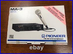 PIONEER Karaoke Mixer Model MA3 withDigital Echo Barely Used