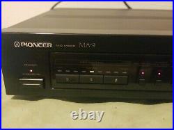 PIONEER MA-9 Karaoke 3 Mic Mixer Digital Echo. MADE IN JAPAN