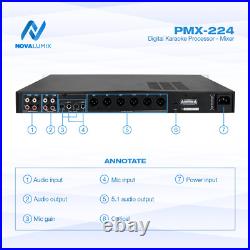 PMX-224 Digital Karaoke Processor Mixer NovaLumix Best In Class