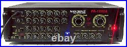 PRO SERVICEDNanoMax PA-1202A Bluetooth Pro Karaoke Mixer/830W Amp! GUARANTY