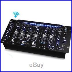 PYLE PRO PYD1964B 6-Channel Bluetooth DJ Mixer
