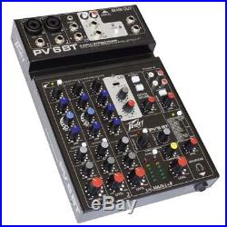 Peavey PV 6BT Pro 6 Ch Mixing Desk Mixer + Bluetooth + FX PV6BT + USB + Software
