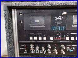 Peavey Protege Dual Cassette Digital Performance System Tape Mixer POWER TESTED