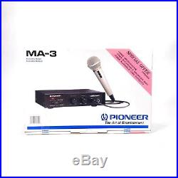 Pioneer Digital Echo MA-3 Karaoke Mixer With DM-21A Mic New In Box Sealed