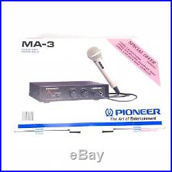 Pioneer Digital Echo MA-3 Karaoke Mixer With DM-21A Mic New In Box Sealed