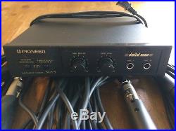 Pioneer MA-3 Digital Echo Karaoke Mixer +2 mics with extra long 36 ft cords