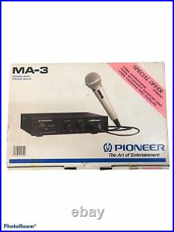 Pioneer MA-3 Karaoke Mixer with Digital Echo Audio Microphone Japan