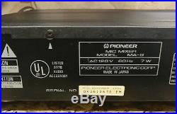 Pioneer MA-9 Stereo Mic Mixer with Digital Echo + Key Control KARAOKE. JAPAN MADE