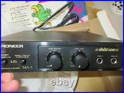 Pioneer Ma-3 Karoke Mixer New Old Stock Open Box + Bonus Dm-21a MIC