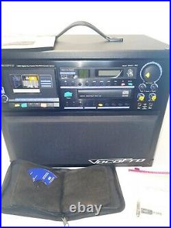 Please Read VocoPro Bravo AUX CD DVD Cassette Player Karaoke Professional System