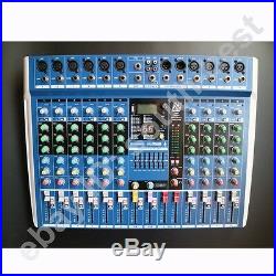 Pro 10 Channel Bluetooth Live Studio Audio Mic Mixer Mixing Console DSP Effects