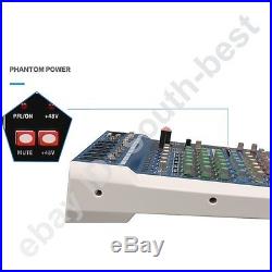 Pro 10 Channel Bluetooth Live Studio Audio Mic Mixer Mixing Console DSP Effects