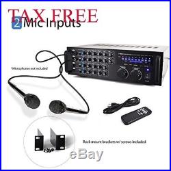 Pro 1000-Watt Portable Wireless Bluetooth Stereo Mixer Karaoke Amplifier Syste