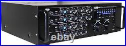 Pro 700-Watt Digital Rack Mountable Karaoke Mixer Stereo Amplifier EBK37BT with