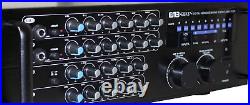 Pro 700-Watt Digital Rack Mountable Karaoke Mixer Stereo Amplifier EBK37BT with