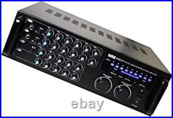 Pro 700-Watt Digital Rack Mountable Karaoke Mixer Stereo Amplifier EBK37BT with