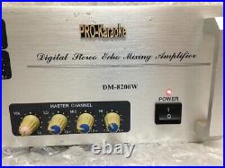 Pro Karaoke Dm-8200W Digital Echo Mixing Amp Amplifier
