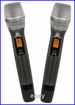 Professional 3000W Karaoke Amplifier Sound Processor with 2 x Wireless Mics