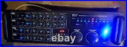 Pyle 2000 Watt Wireless BT Streaming Stereo Mixer Karaoke Amplifier (PMXAKB2000)