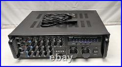 Pyle 2000W PMXAKB2000 DJ Karaoke Mixer Amplifier, Missing Remote & FX Loop Pins