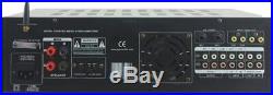 Pyle Bluetooth 2000 watt Karaoke Mixer Rack Mount Mixing Amplifier USB/SD Aux In