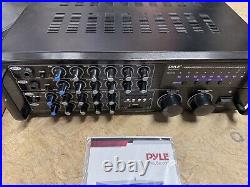 Pyle Dual Channel Bluetooth Mixing Amplifier 2000W Rack Mount Karaoke Sound