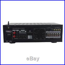 Pyle PMXAKB2000 2000-watt Bluetooth DJ Karaoke Mixer and Amplifier with 2