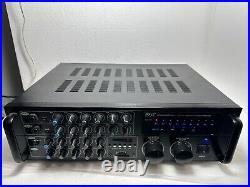 Pyle PMXAKB2000 2000W Bluetooth Stereo Mixer Karaoke Amplifier System