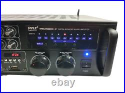 Pyle PMXAKB2000, 2000W Wireless BT Streaming Stereo Mixer Karaoke Amplifier