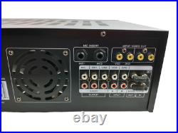 Pyle PMXAKB2000, 2000W Wireless BT Streaming Stereo Mixer Karaoke Amplifier